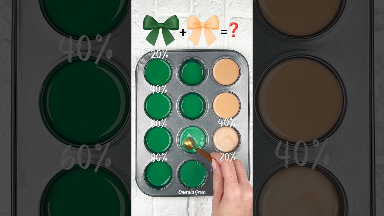 “Luxury Green & Gold Color Palette | 4 Stunning Shades from Two Colors” 
