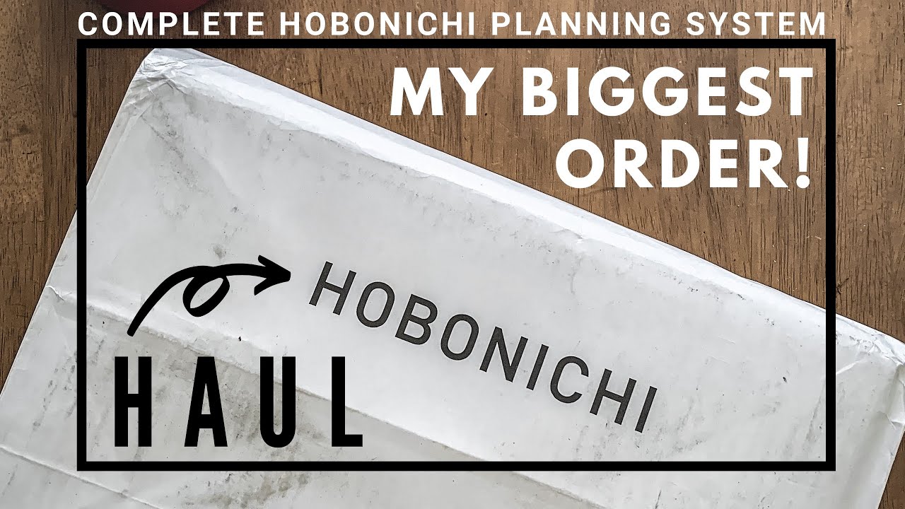 HOBONICHI 2021 HAUL | paperjoyph