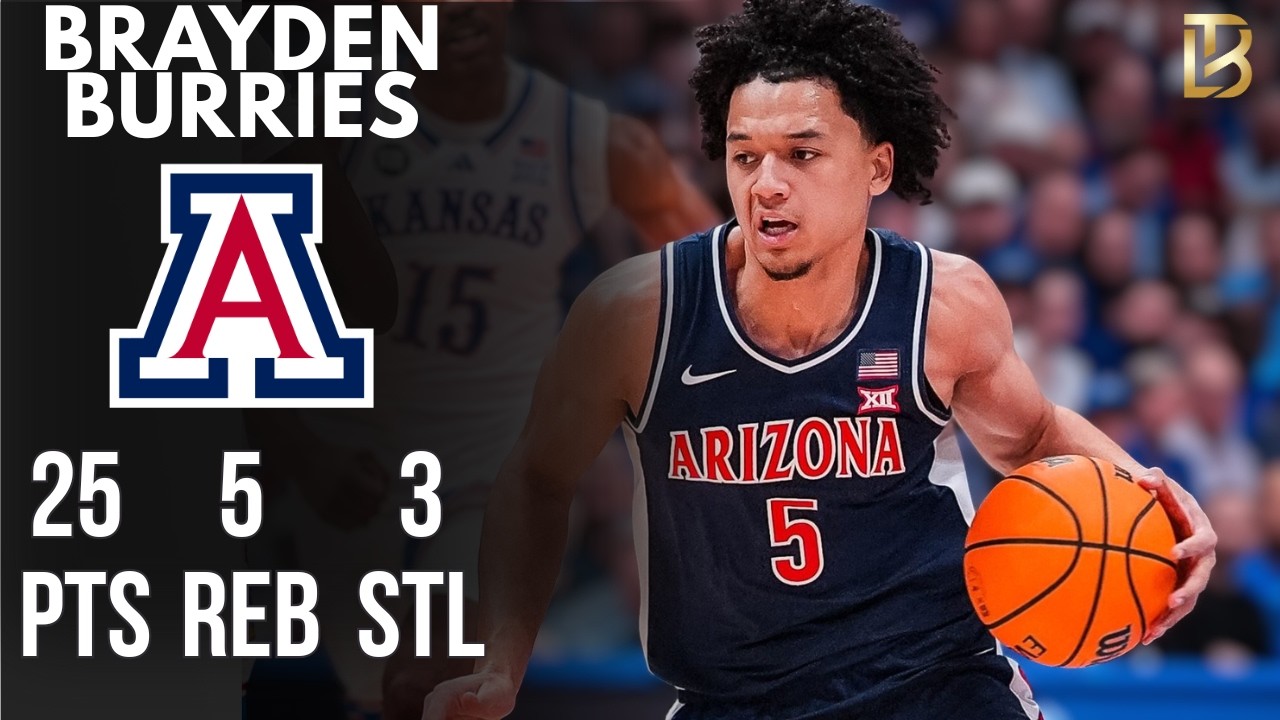 Брейден Беррис набрал 25 очков и сделал 3 перехвата в матче против Канзаса 9 февраля 2026 года.