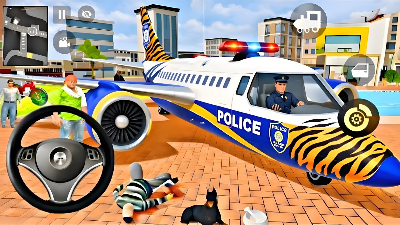 🤑Indian Thift Auto Simulator🤩Indian Showroom Purchase😯Modified Lexriy New Police AeroplAnd Bike🥳Game