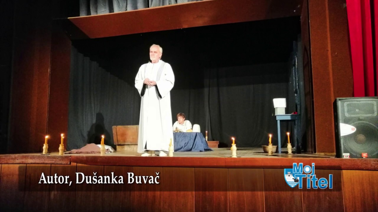 Predstava Dervi&scaron; i smrt Slobodan Ćustić Narodna biblioteka Stojan Trumić Titel