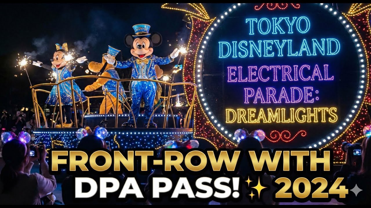 Tokyo Disneyland Electrical Parade Dreamlights 2024 FULL 🎆 | Magical Night Parade in Japan 🇯🇵