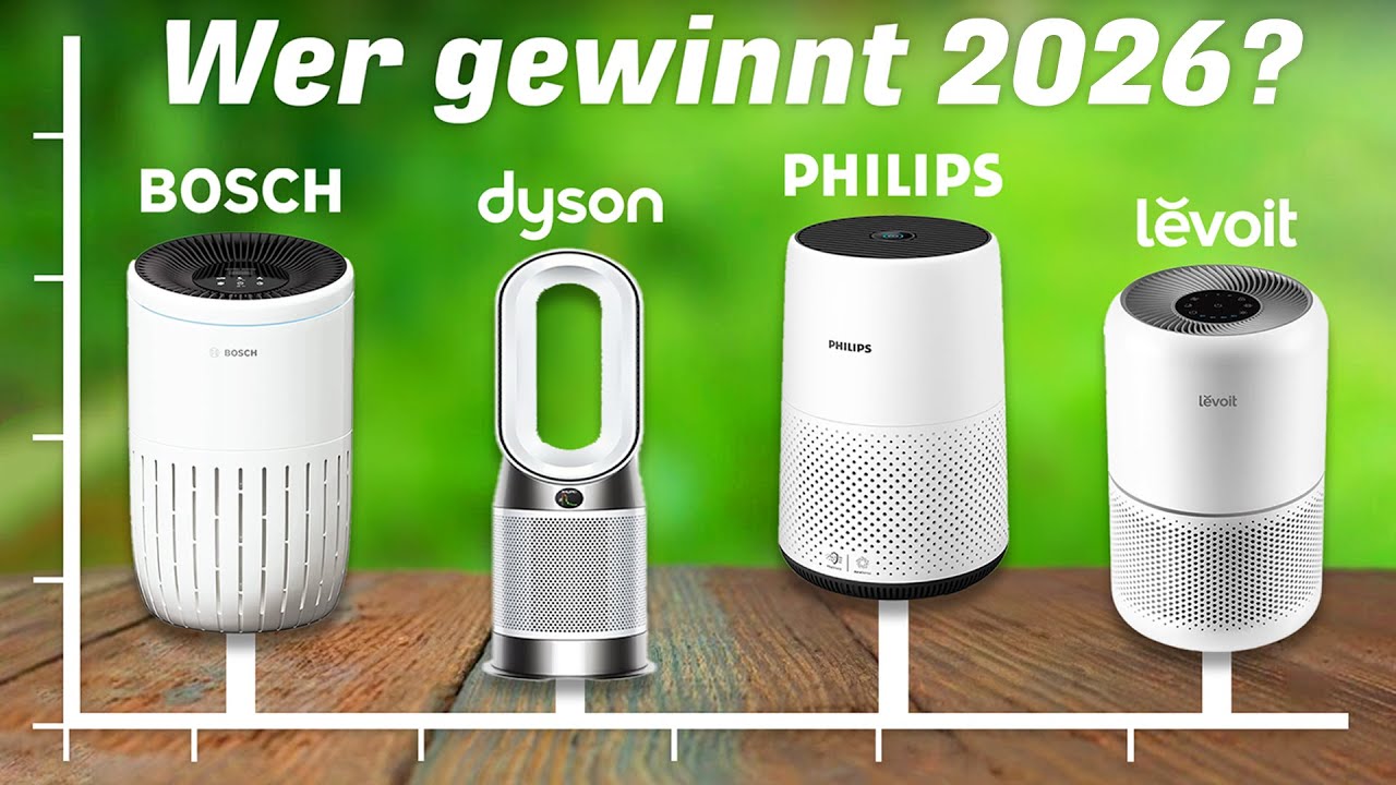 Die besten LUFTREINIGER im Vergleich 2026! ► Testsieger von 150€ bis 700€