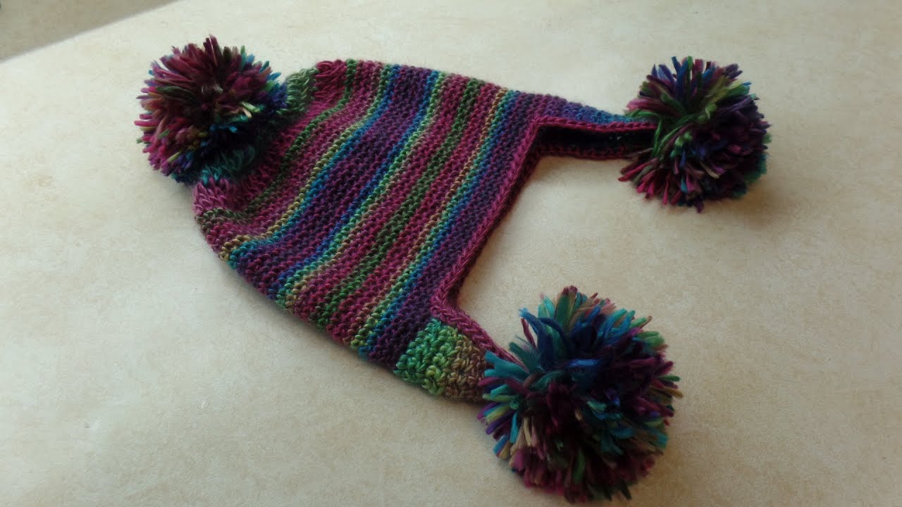 Easy Crochet Hat with Ear Flaps