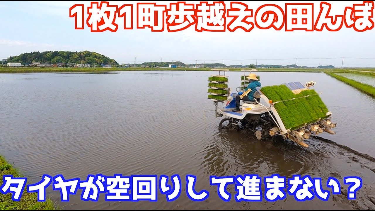 1枚1町2反歩の田植え！耕地整理はまだまだ続く？蛇口にはいつなるの？