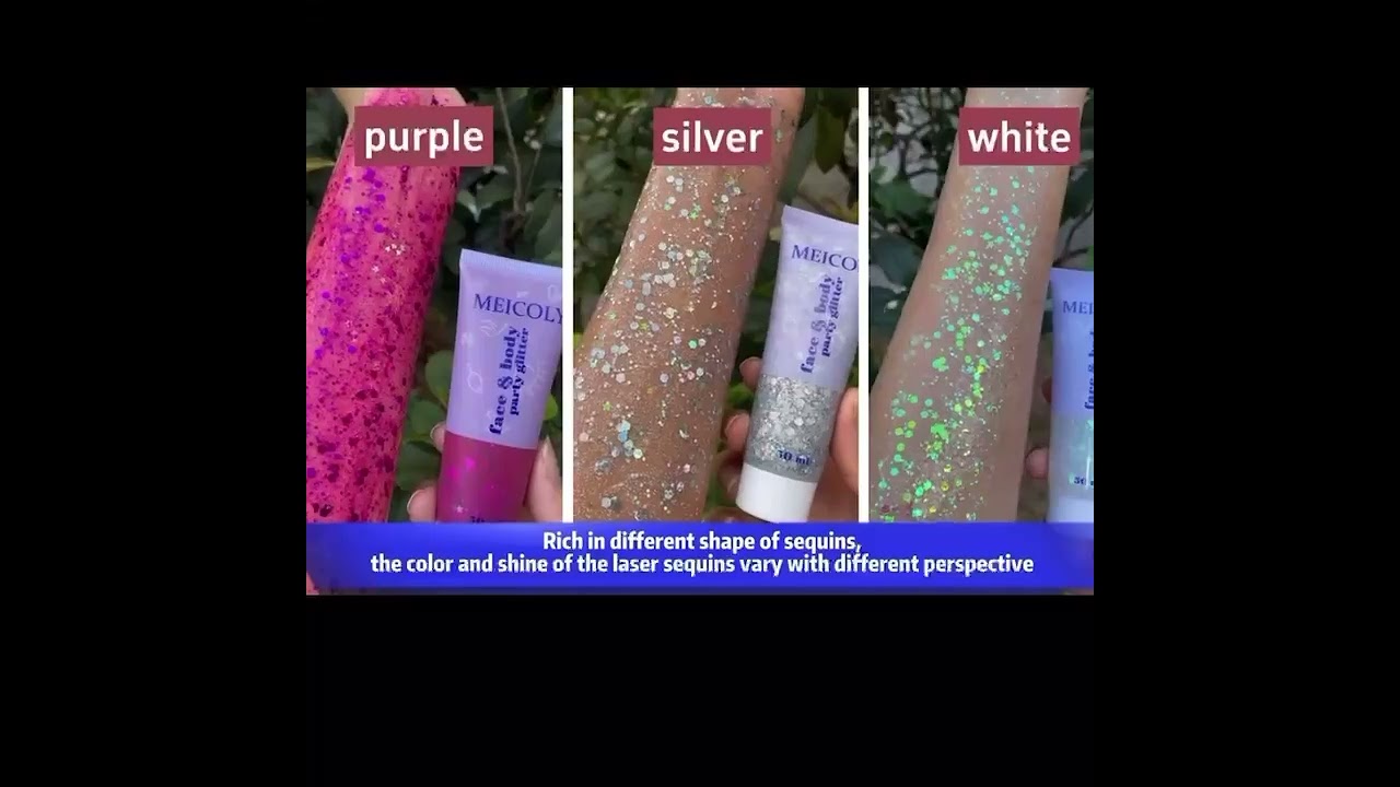 Clear White Body Glitter #party #halloween #ClearWhiteBodyGlitter #glitter