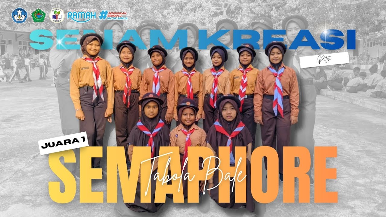 JUARA 1 SENAM KREASI SEMAPHORE PUTRI GPP 2026🥇🏆