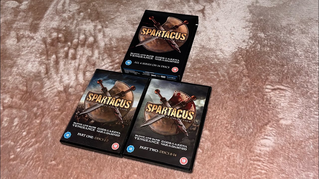 SPARTACUS SERIES THE COMPLETE COLLECTION! (DVD)