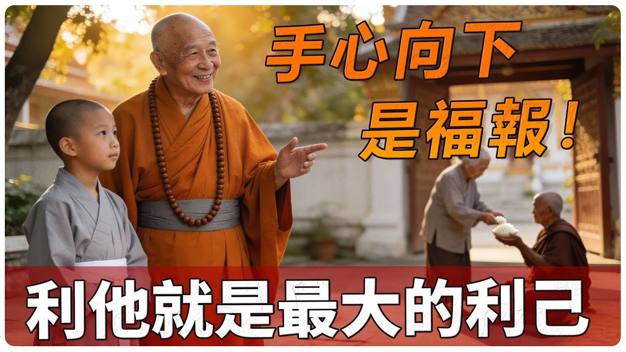 為什麼善良的人運氣好？佛法揭秘：利他就是最大的利己。 助人  利他  佛法智慧