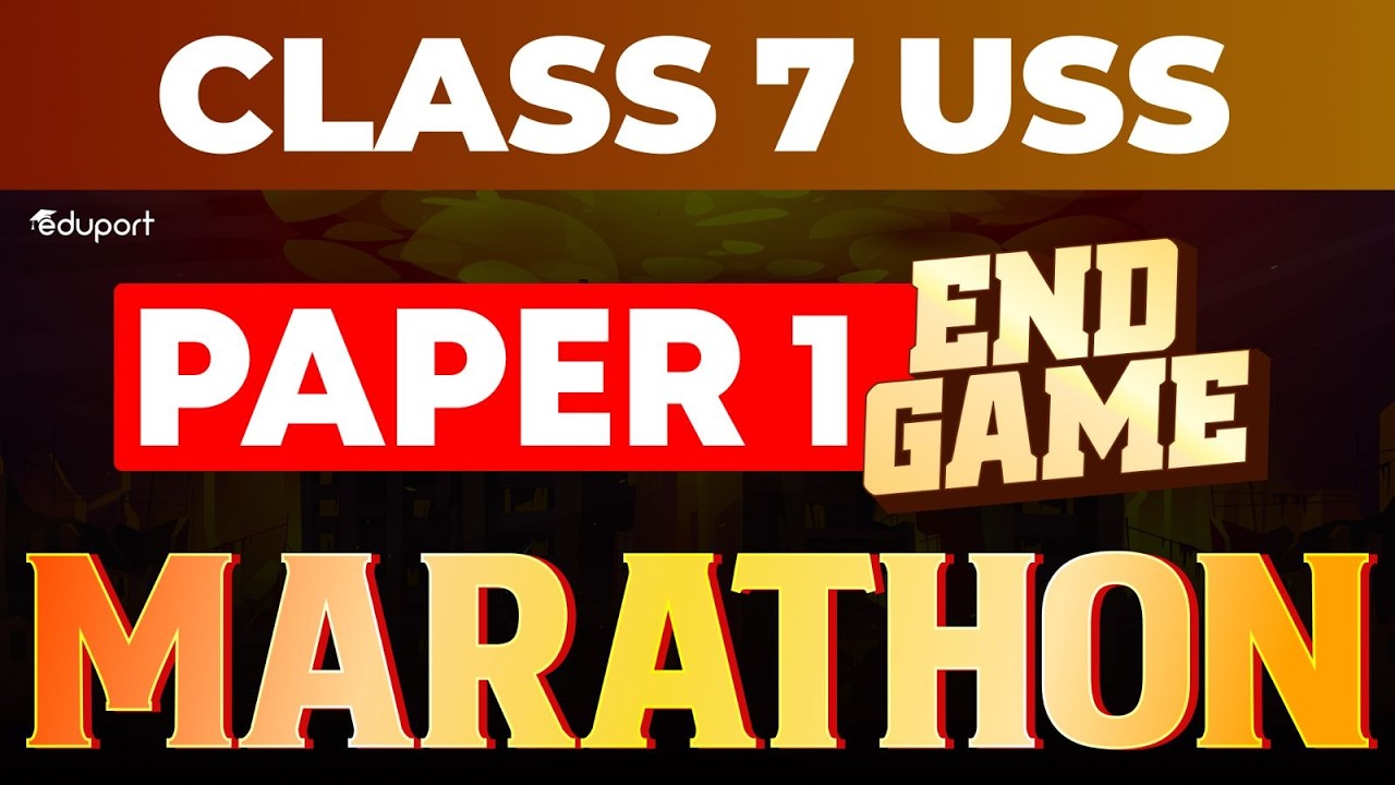 USS | Paper 1 Marathon | Eduport