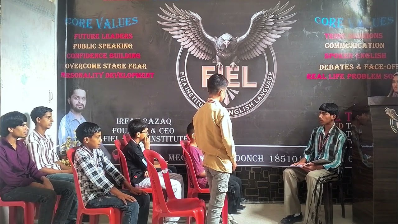 Skit performed by Students of FIEL  || institute Founded by IRFAN RAZAQ
