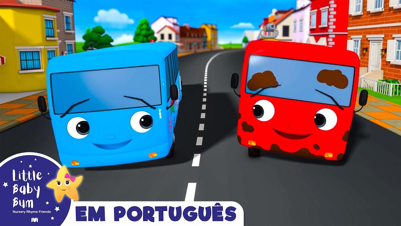 Canção dos ônibus da limpeza | Canções para crianças | Little Baby Bum em Português