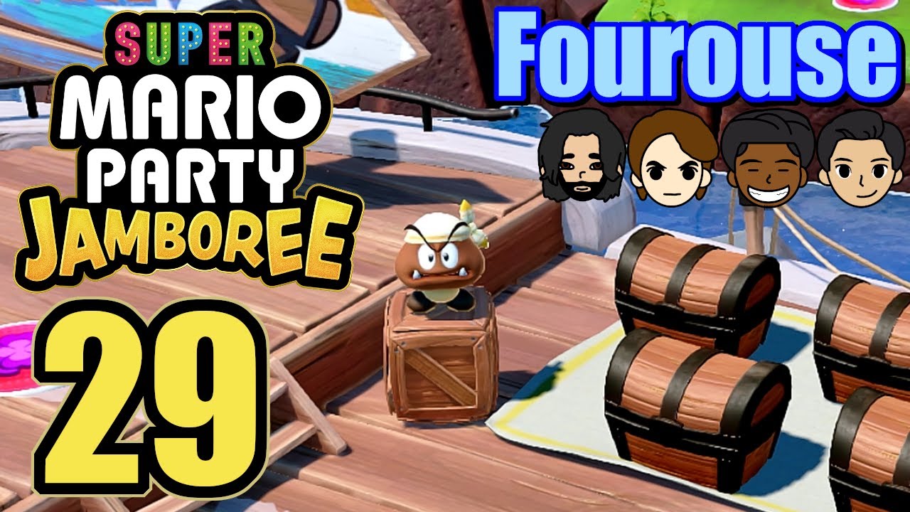 Super Mario Party Jamboree (Switch) 4 Players | Episode 29: | Fourouse