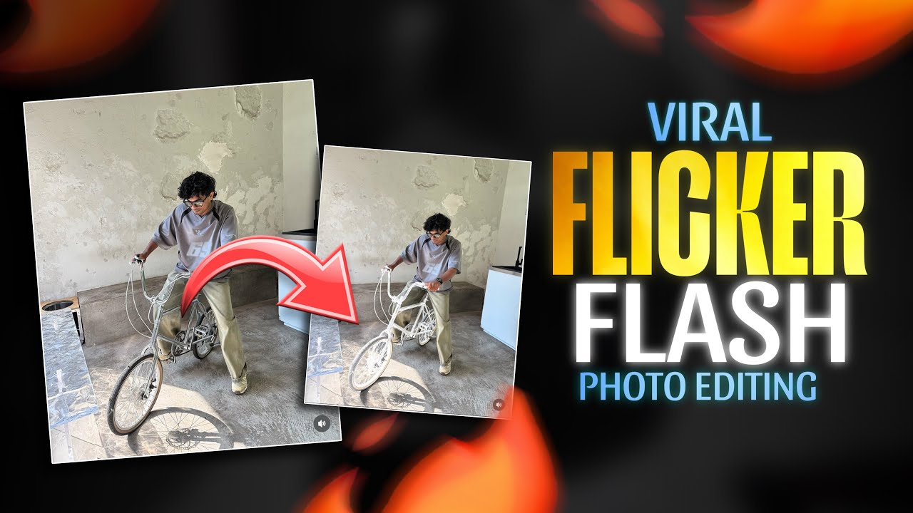 FLICKER FLASH INSTAGRAM POST UPLOADING TUTORIAL | TRENDING PHOTO EDITING | AESTHETIC PHOTO EDITING