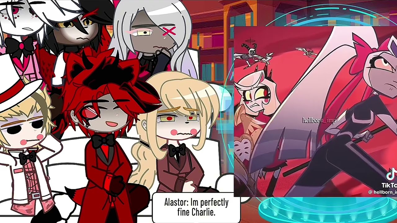 Hazbin Hotel reacts to ALASTOR ANGST ! #gacha#hazbinhotel#gachaclub