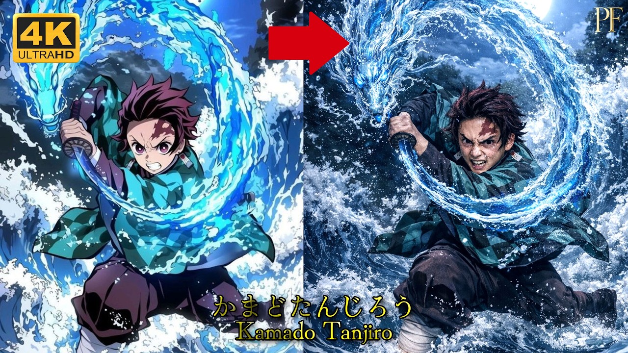 Demon Slayer in Real Life | Anime AI Live Action
