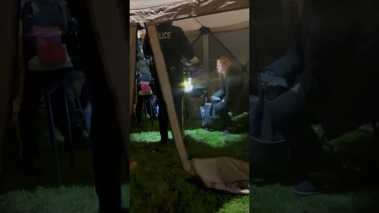 Arrest at NANDU tent 1