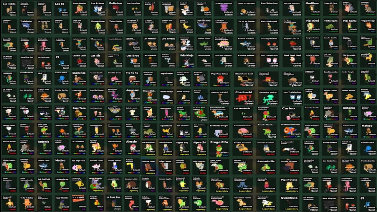 Collected all kinds of secret brain mold 