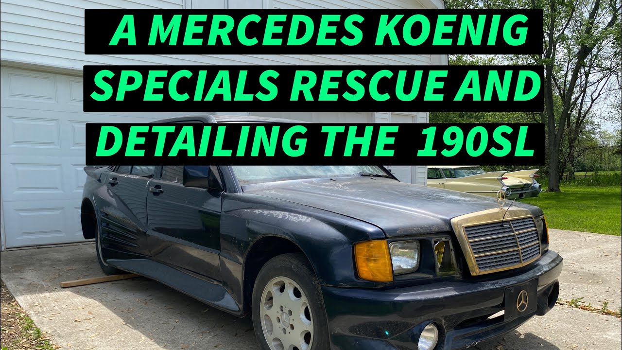 ABANDONED MERCEDES KOENIG SPECIALS RESCUED !