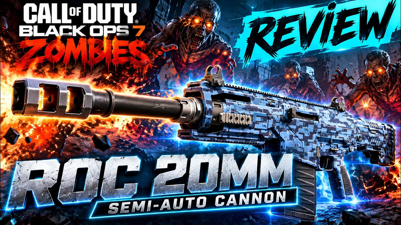 BLACK OPS 7 ZOMBIES Season 6: ROC 20MM REVIEW! 💥 This Thing Is Basically a CANNON!