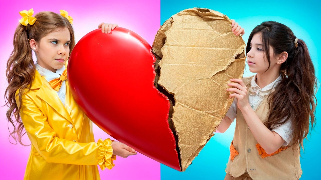 Rich vs Broke Valentine's Day + MORE Adventures for kids