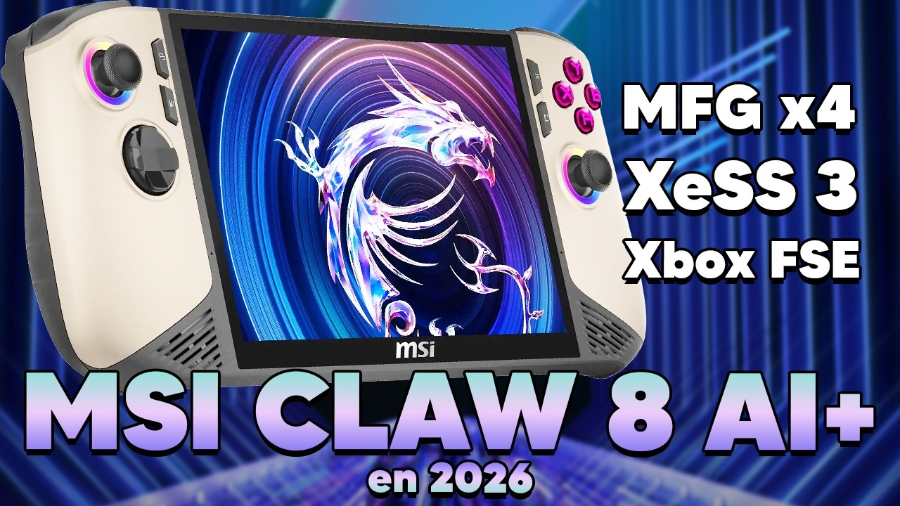 La MSI Claw 8 AI+ reste SOLIDE face à la ROG Xbox Ally X en 2026, mais gare à Xbox...