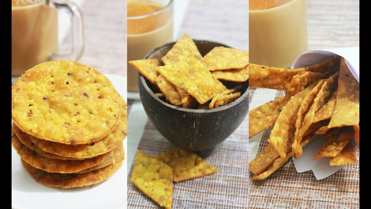 Wheat flour namkeen poori | quick snack recipe