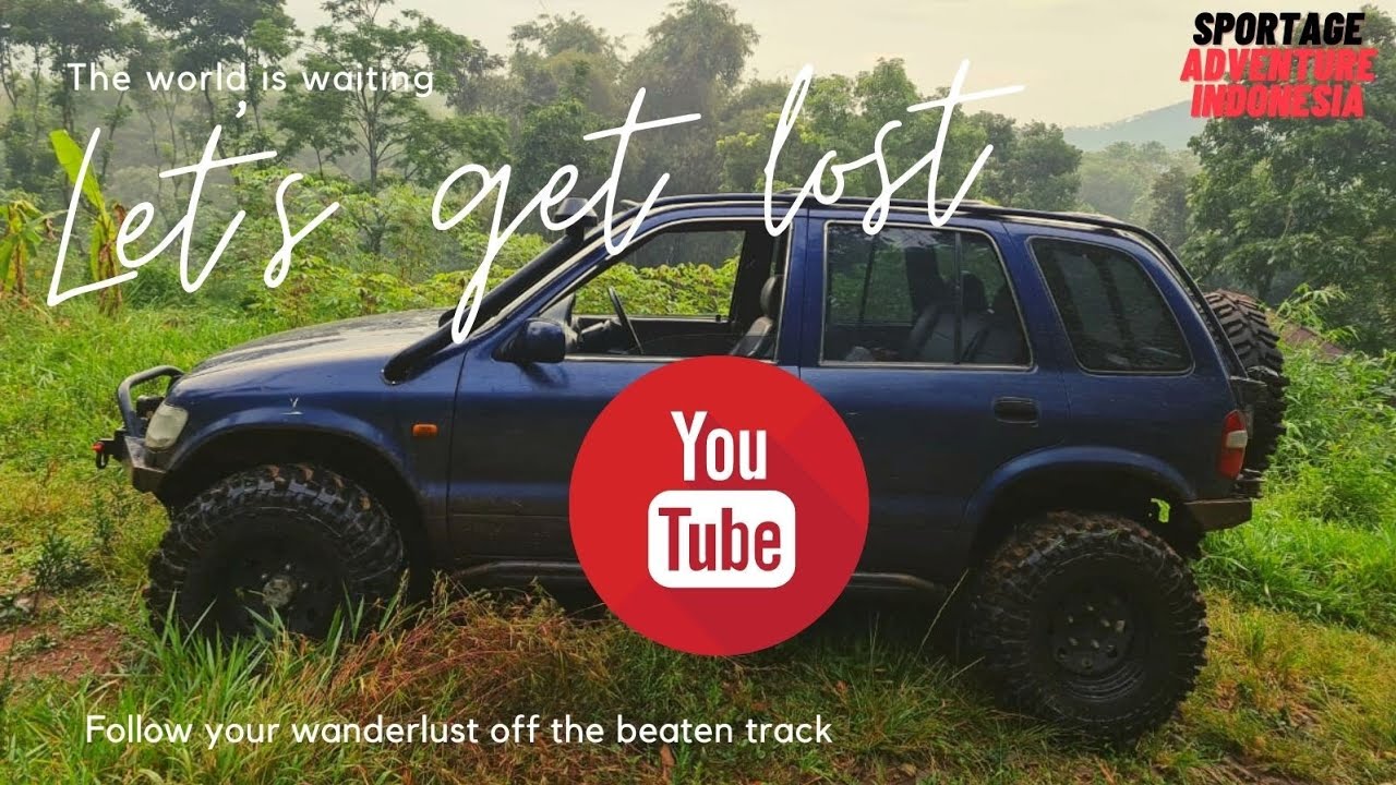Offroad Lincah track hutan Bambu Sportage ban 33 Manual transmision