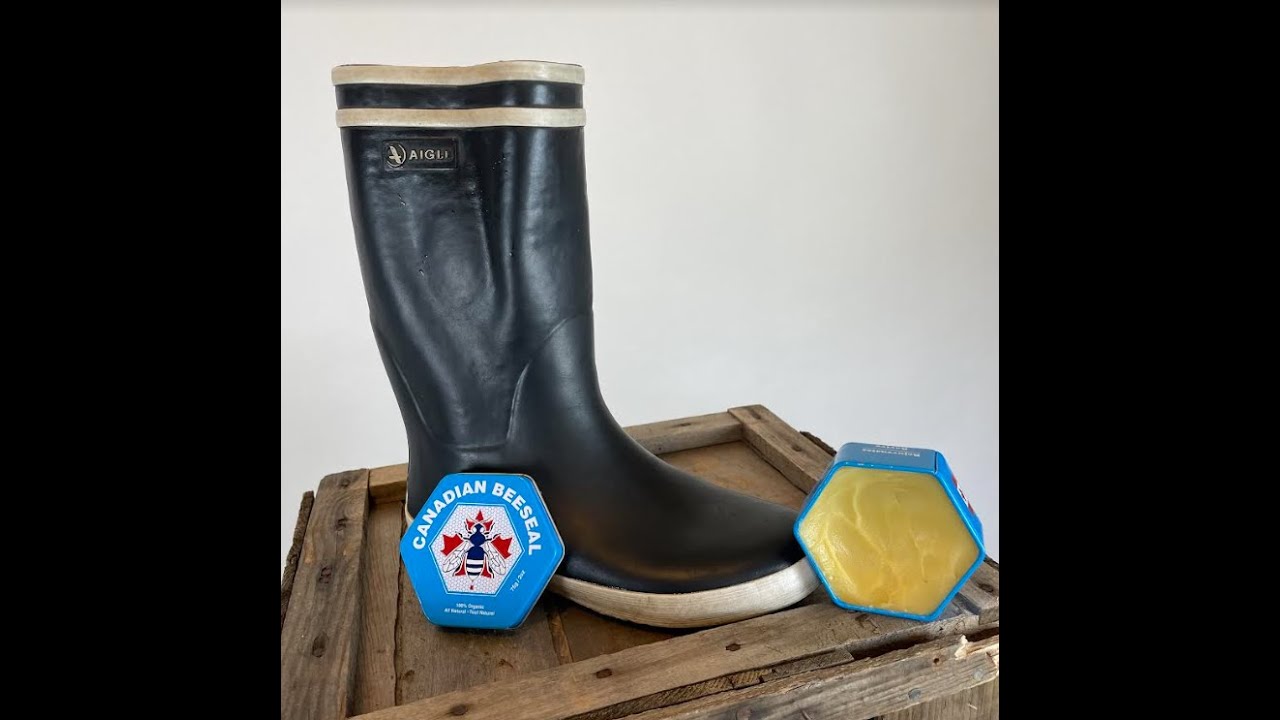 How to clean and to take care of your rubber boots - Canadian Beeseal - All natural & made in Canada