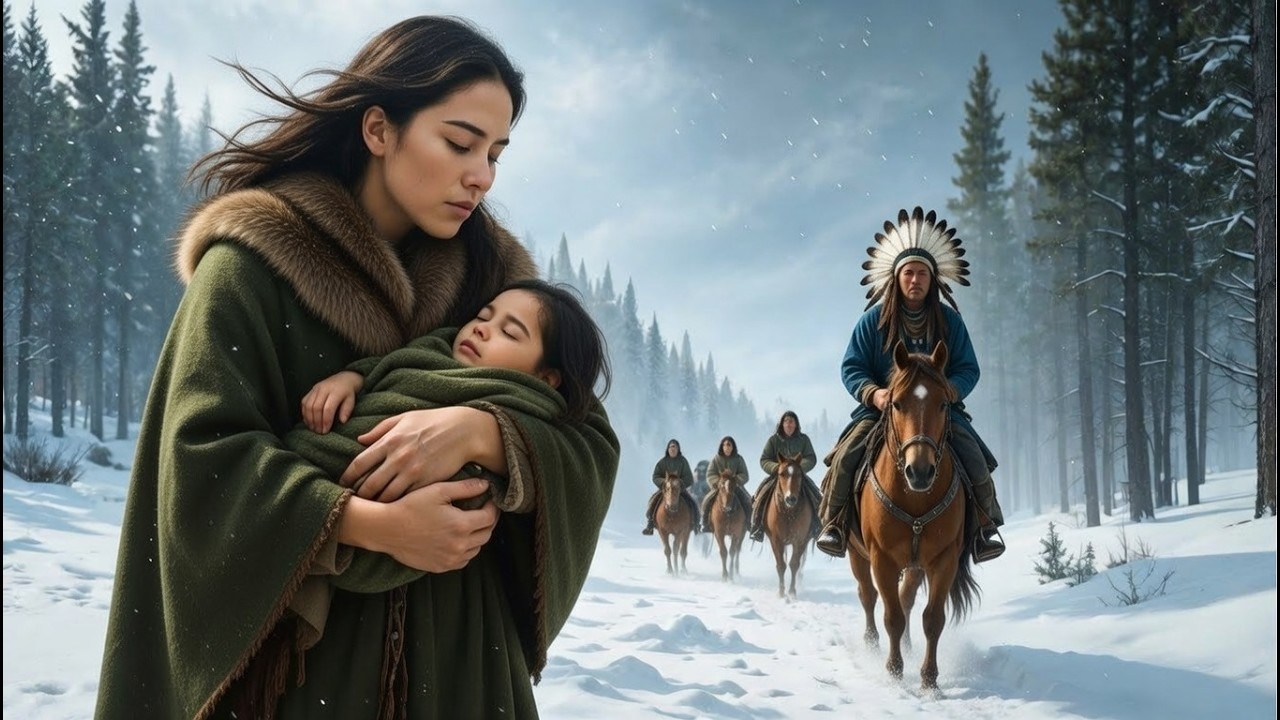 Ea a salvat un bebeluș comanș &icirc;ntr-un viscol &mdash; Zile mai t&acirc;rziu, 100 de războinici au venit la ușa ei