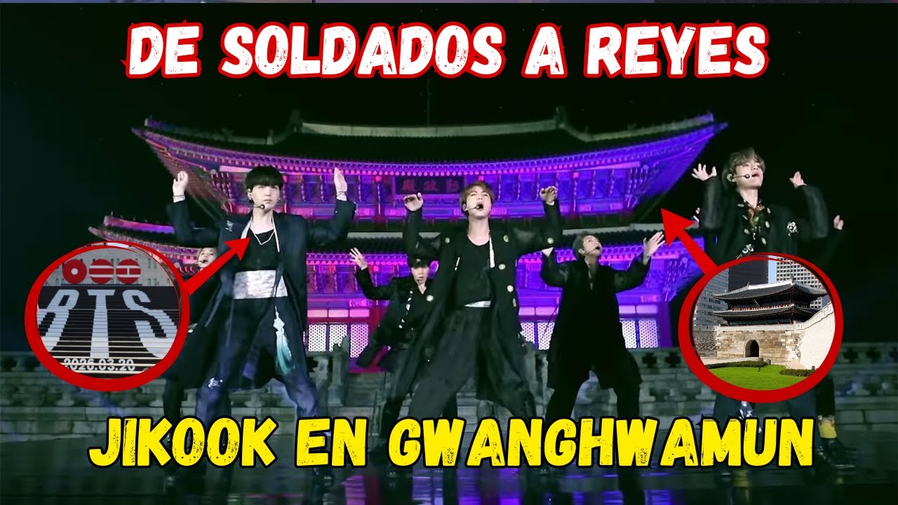 ¡JIKOOK CONFIRMADO EN PALACIO REAL! 👑 CONCIERTO GRATIS BTS GWANGHWAMUN | DE SOLDADOS A REYES