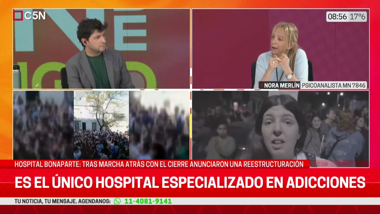 TRABAJADORES del HOSPITAL BONAPARTE: "PRETENDEN un CAMBIO CULTURAL"