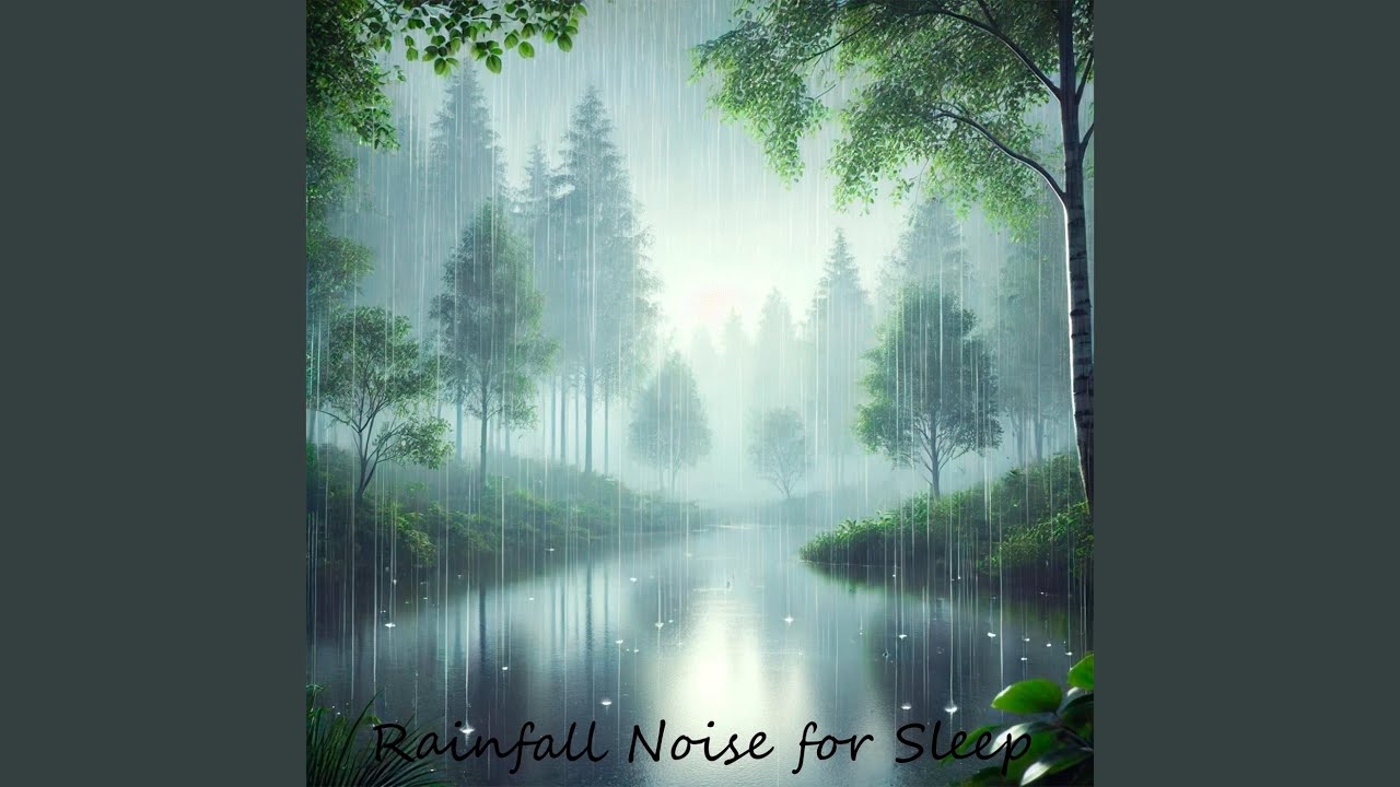 Rain on Ferns in a Shaded Forest