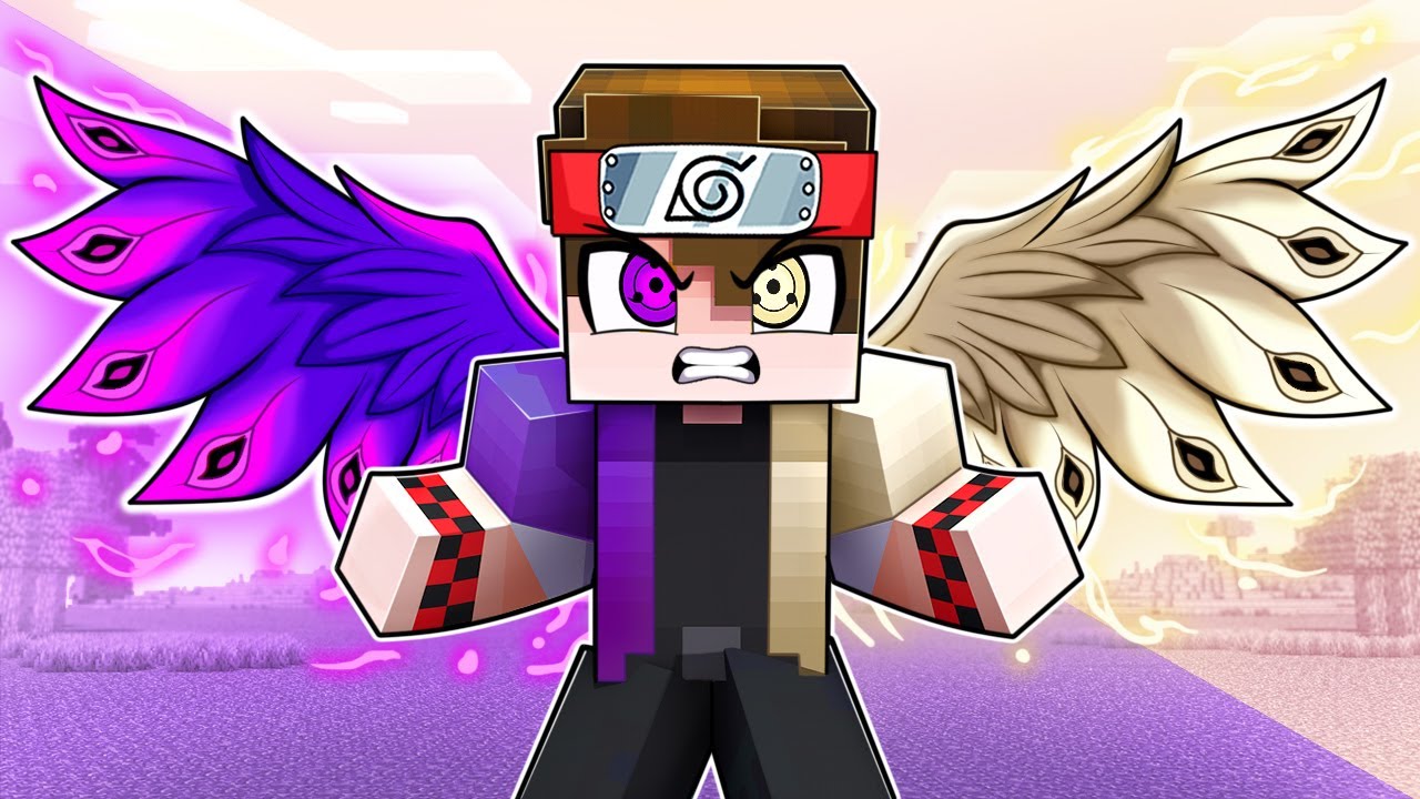 O SHARINGAN da LUZ e SOMBRA no NARUTO Minecraft !