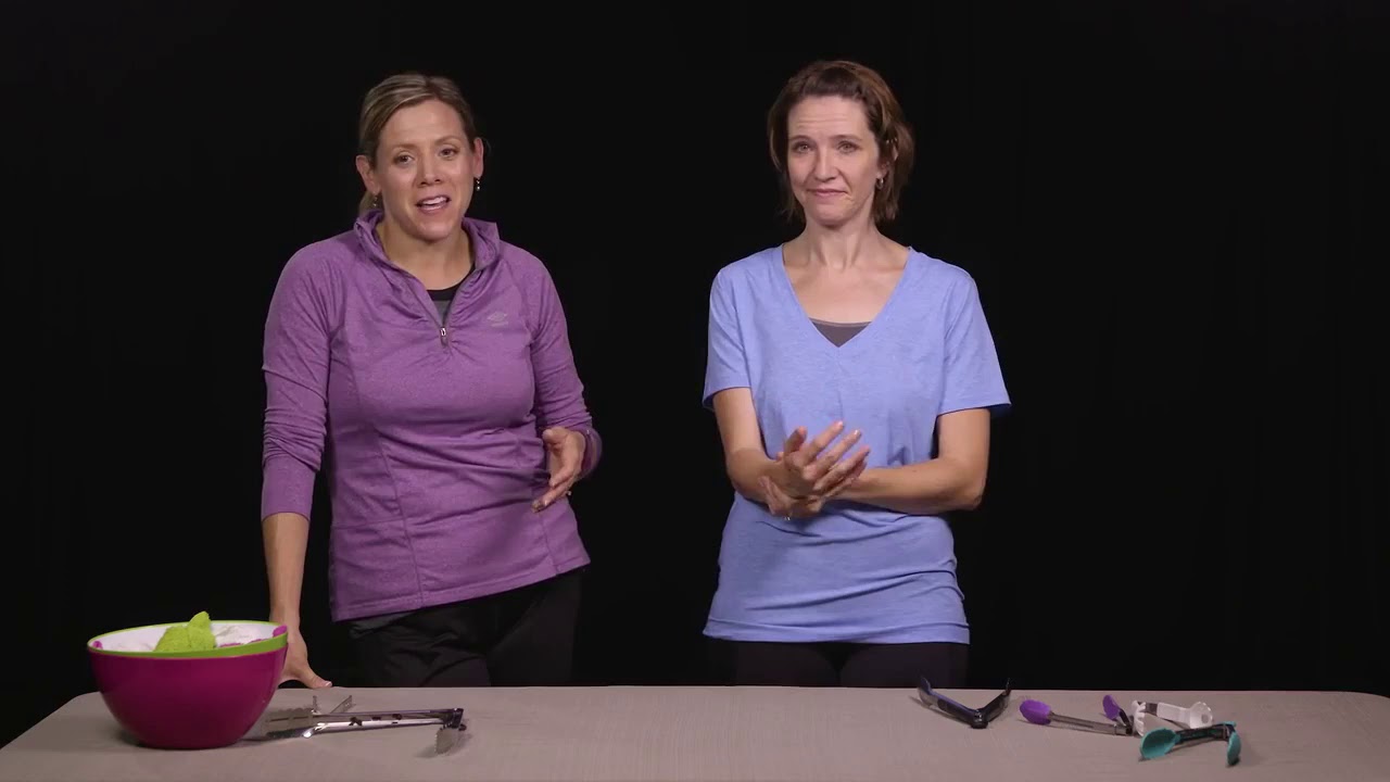 Finger and Hand Strengthening using Tongs!