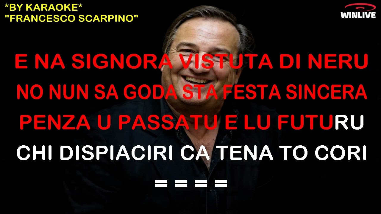 Karaoke - Tonio Olivo  (U signuri i Cutro,) Cori