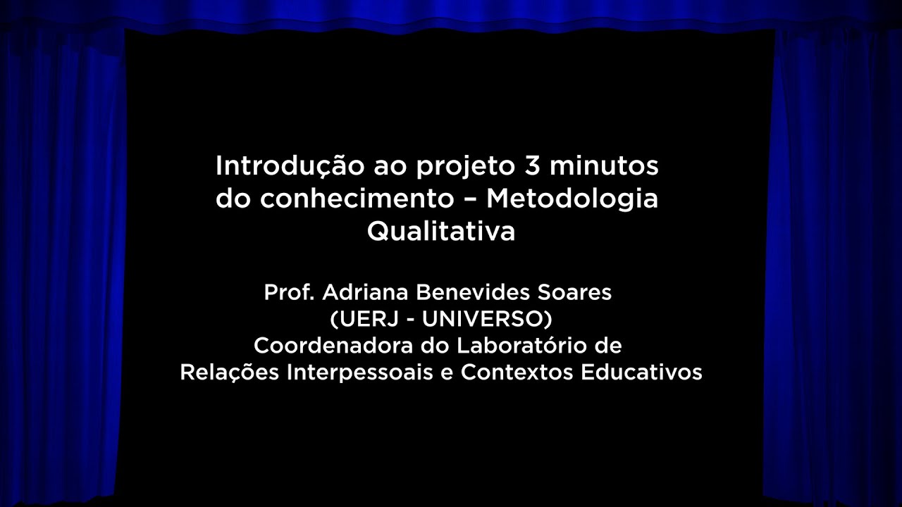 3 minutos de Conhecimento - Introdução [Nova temporada 2023]
