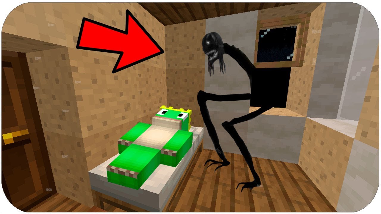 Подожди, пока не заснешь в Майнкрафте... (это очень страшно)