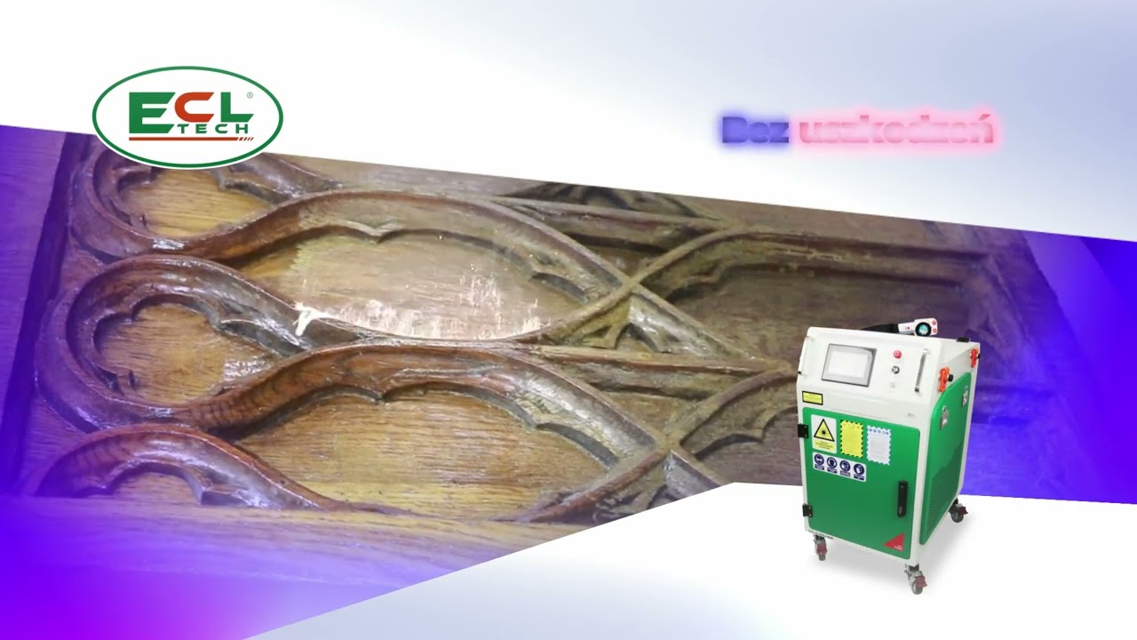 Czyszczenie laserowe w konserwacji drewna | ECL Tech Polska