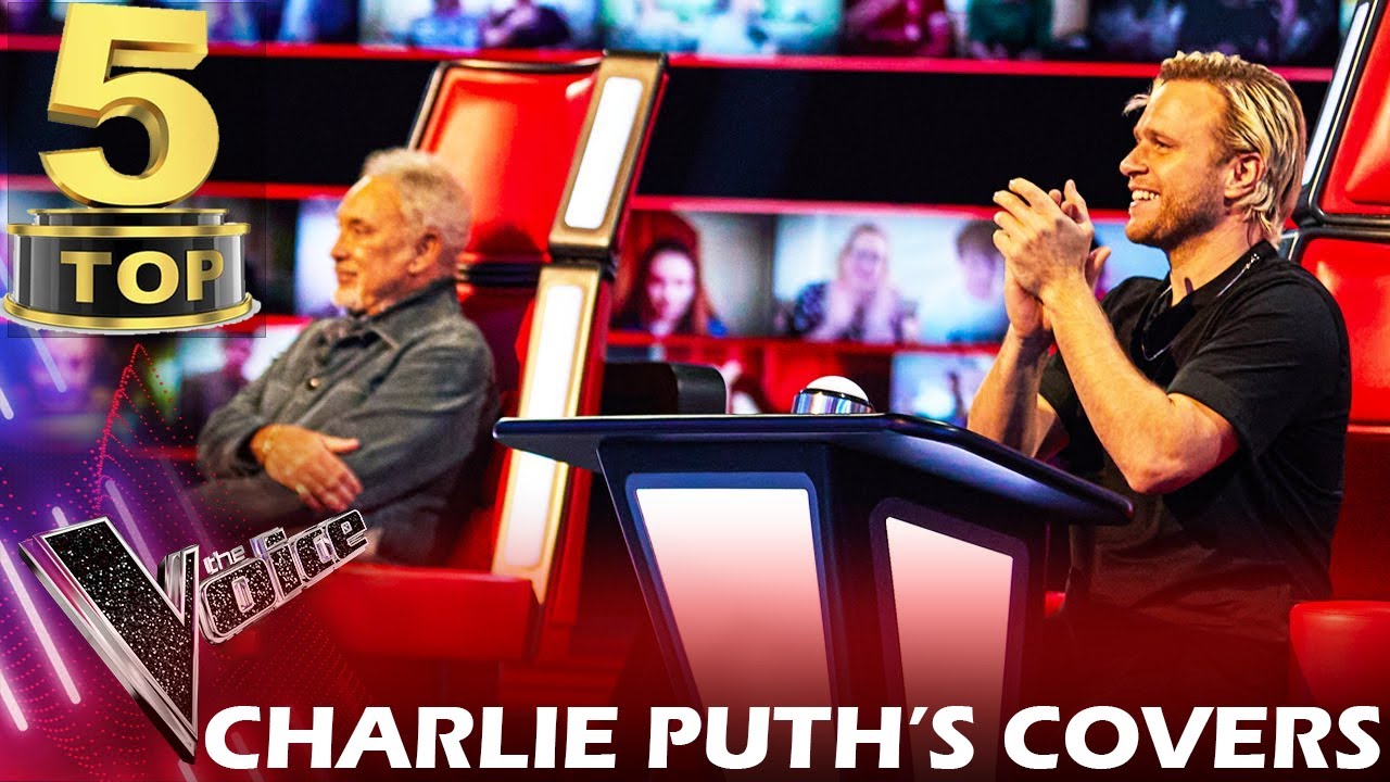 TOP 5 CHARLIE PUTH'S COVERS ON THE VOICE | BEST AUDITIONS