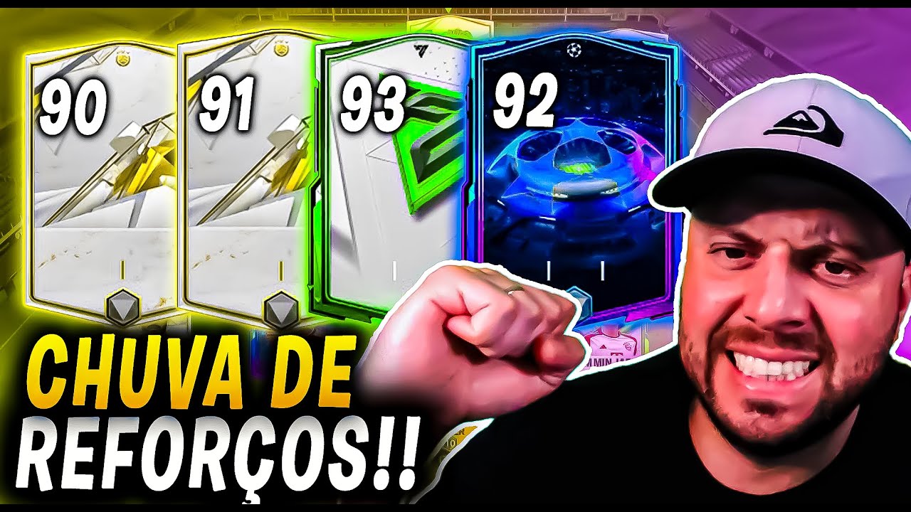 GANHEI muitas COINS!! E reforcei o TIME do ZERO!! fc 24 mobile