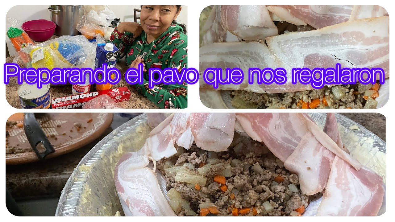 Mi amiga✨ me enseña a preparar el pavo horneado 🫶😬 