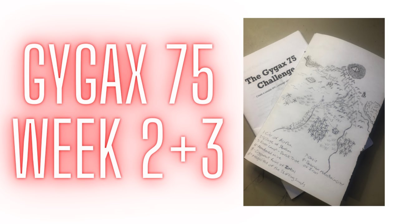 Карта и подземелье «Гигакс 75: Дикая местность»: неделя 2 и 3 #osr #dnd #gygax #maps