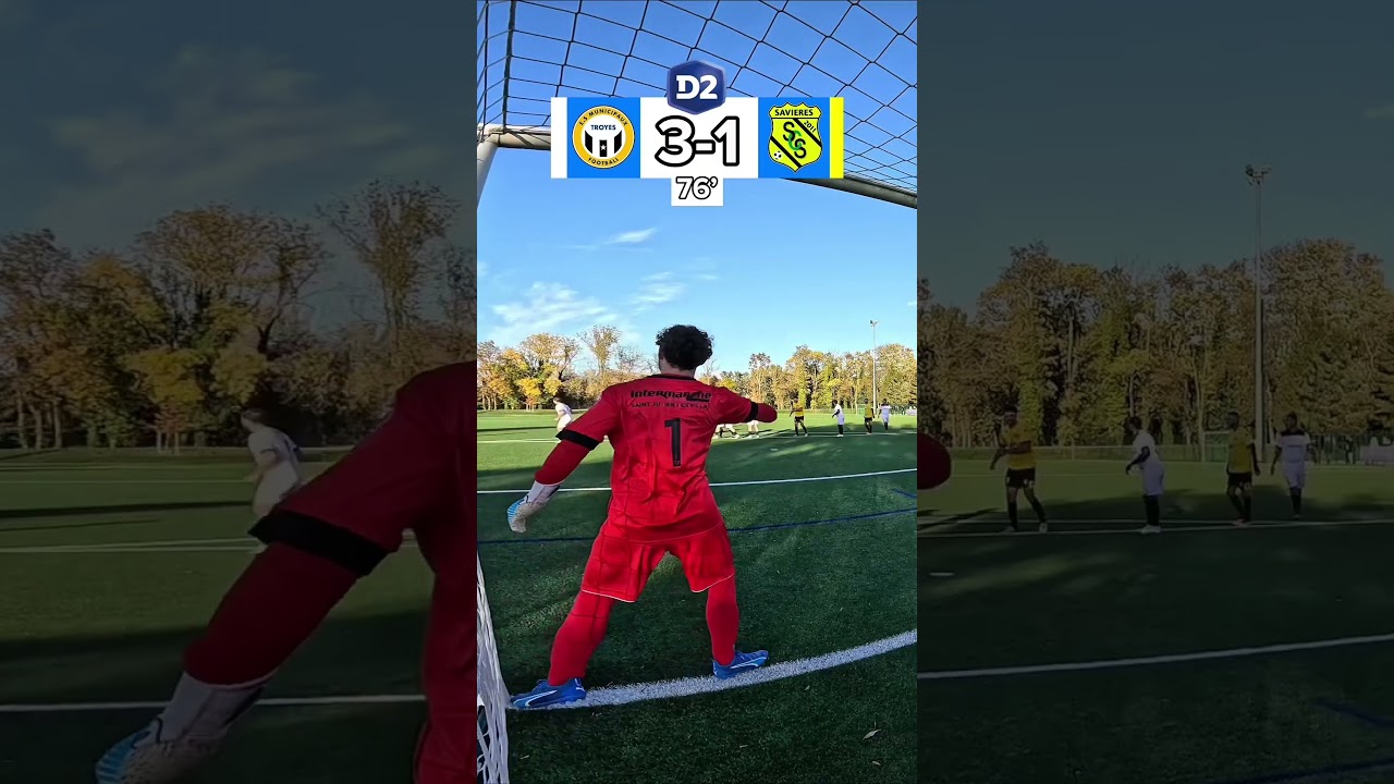 J6 R&eacute;sum&eacute; vs Saviere 🔥🧤 vos avis compte !😇 Dm moi pour le code Uhlsport 😉 #CapCut  #gk #gardien