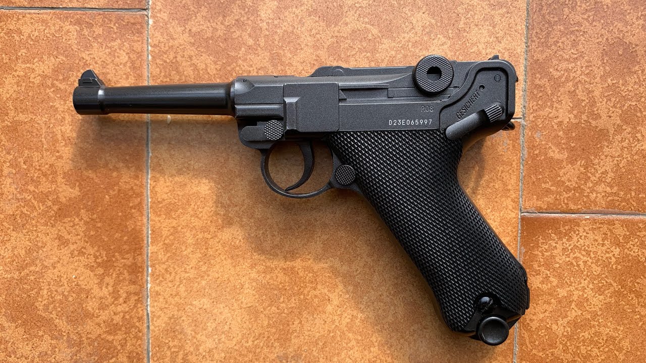 Prezentare Luger P08 CO2