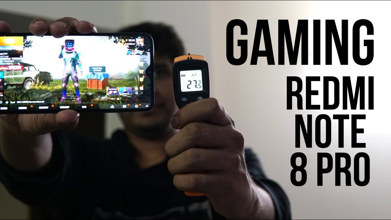 Redmi Note 8 Pro Gaming Review, PUBG Mobile Gaming, FPS test, Graphics Settings - Heating test