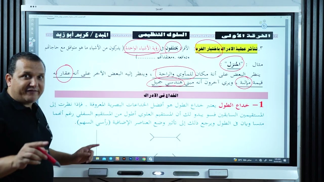 السلوك التنظيمي الفرقة الأولي 1 | الفصل الثاني