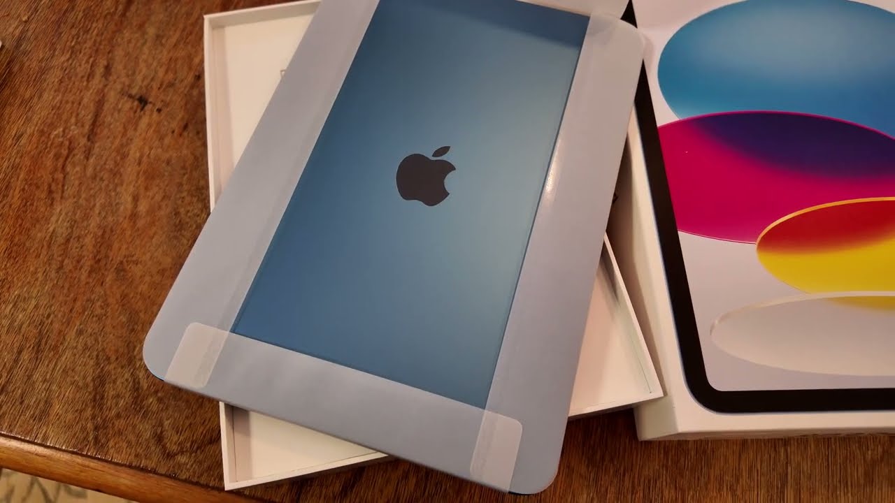 iPAD (A16) Unboxing my new iPad 🩵 Blue WIFI 128GB