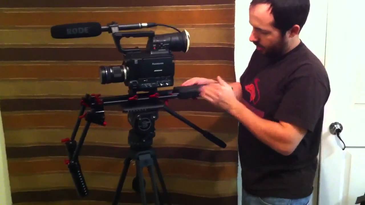 Ручная установка Gini rig Panasonic AF100