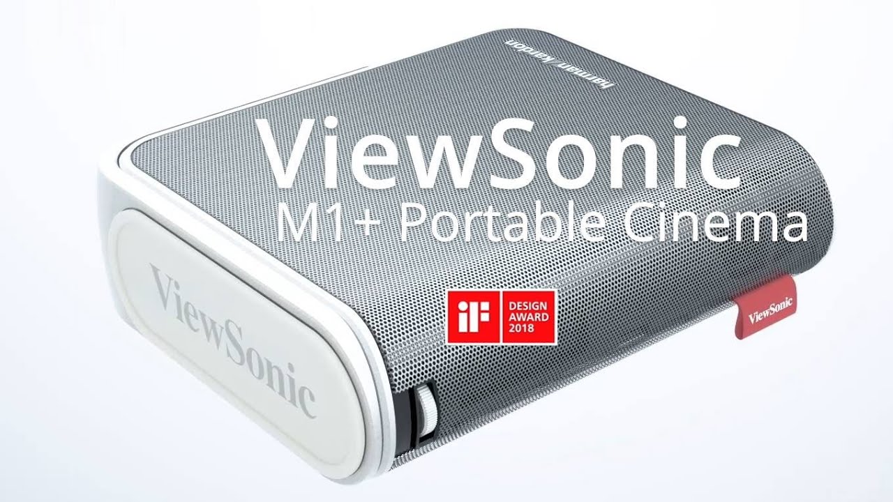 ViewSonic M1+ | Smart LED Portable Projector with Harman Kardon&reg; Speakers
